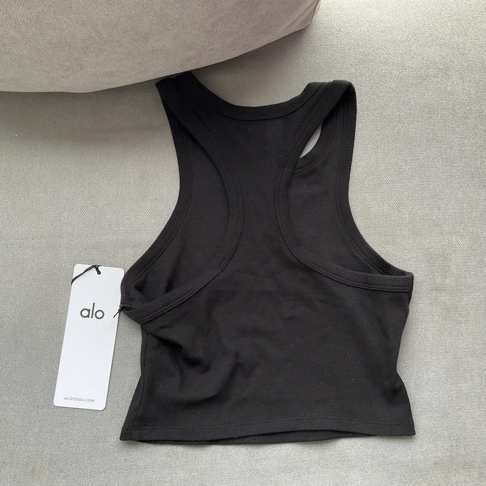 Alo Yoga Aspire Tank Black/White XS